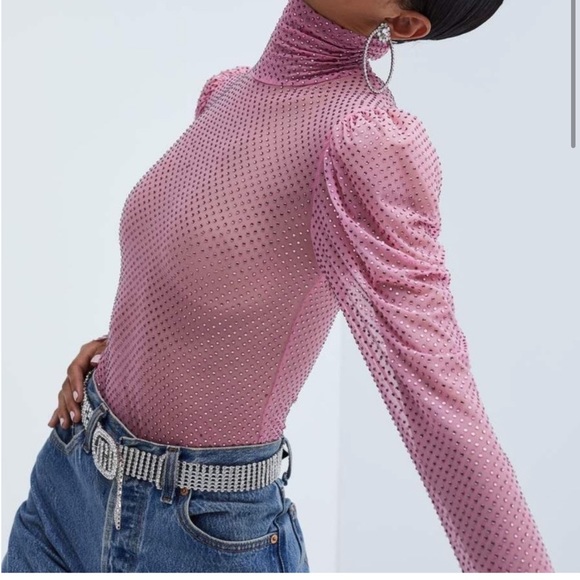 FOR LOVE & LEMONS Kiara Turtleneck Top - Picture 2 of 9